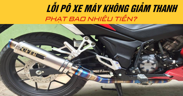 Pô Không Giảm Thanh Phạt Bao Nhiêu?