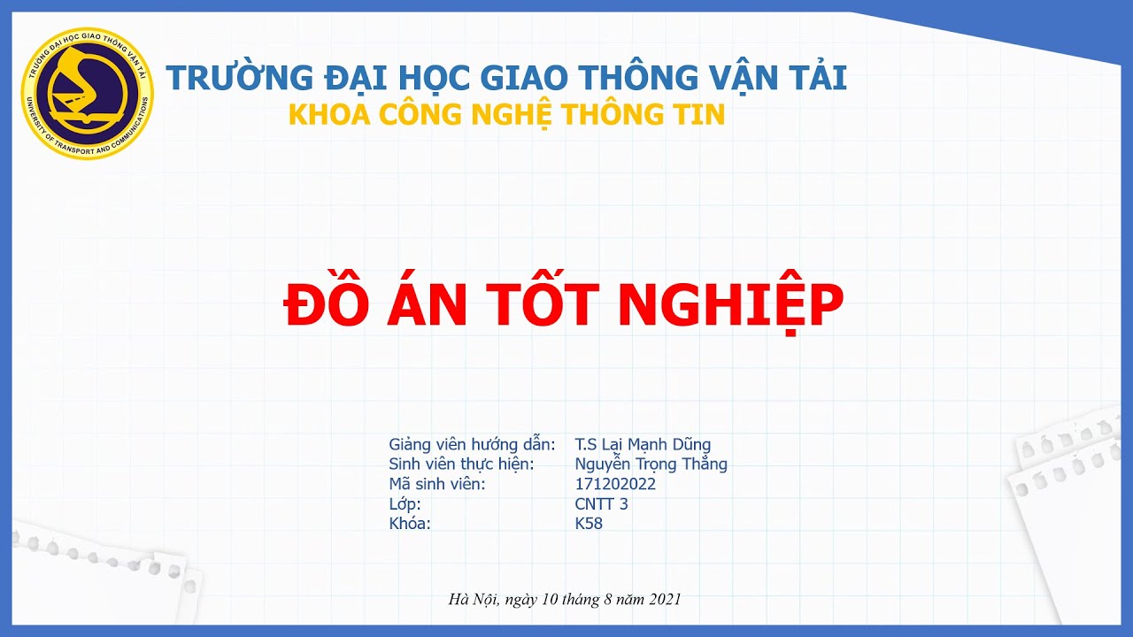PowerPoint Đồ Án Tốt Nghiệp: Hướng dẫn và Mẫu hoàn chỉnh
