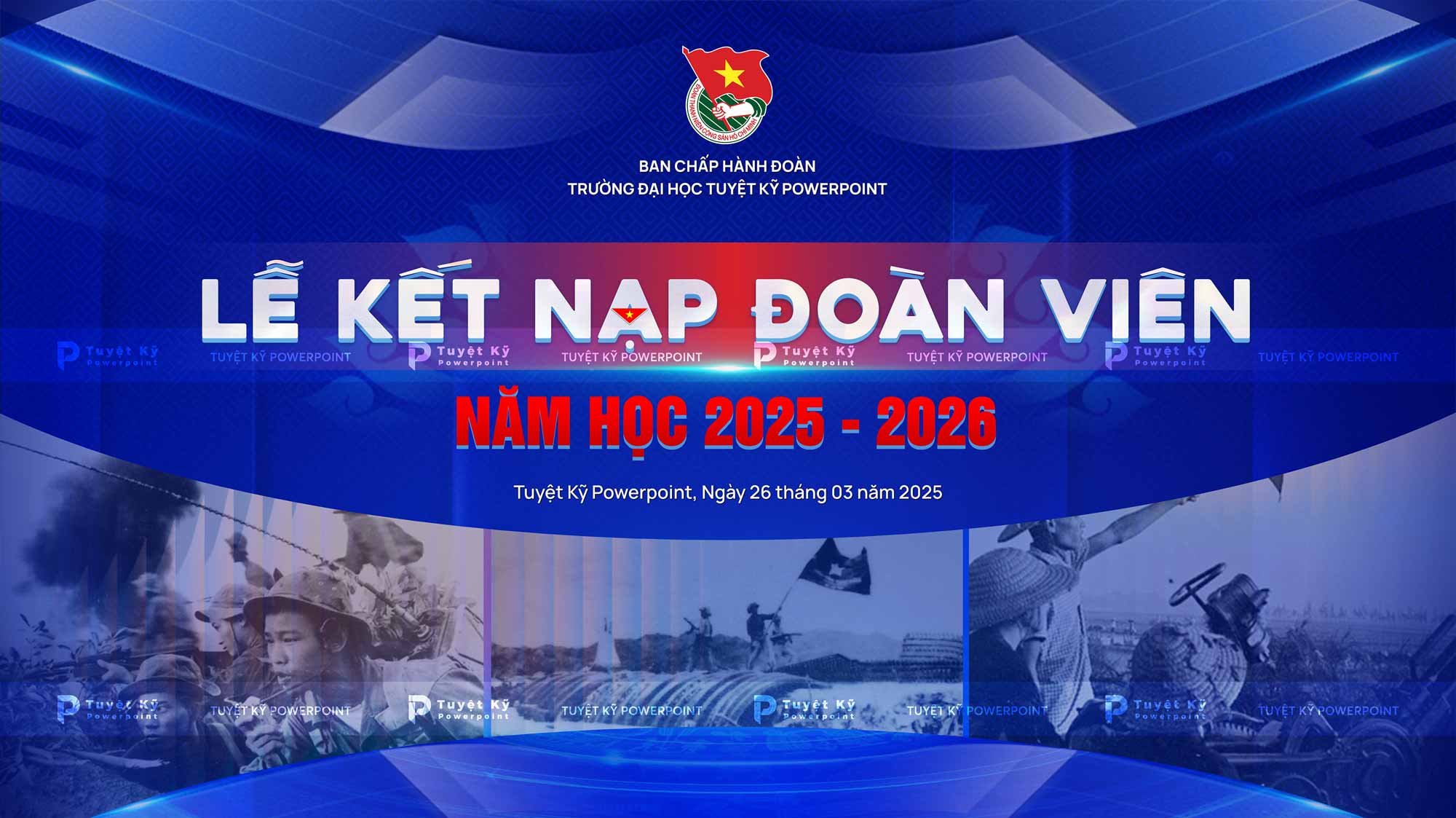 PowerPoint Lễ Kết Nạp Đoàn Viên Mới: Mẫu Chuẩn & Hướng Dẫn Chi Tiết