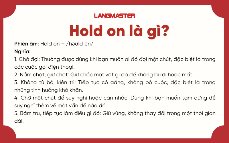 Put on Hold Là Gì?