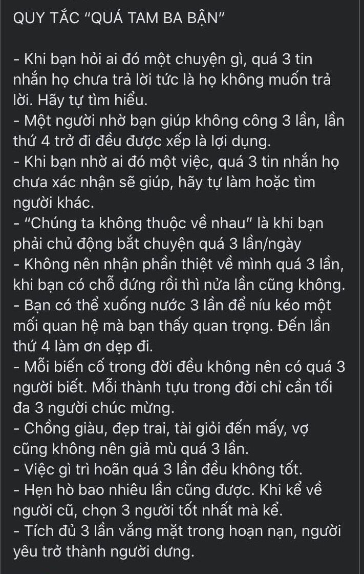 Quá Tam Ba Bận Là Gì? Gallery 2