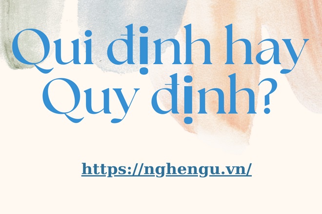 Quy định hay Quy định? Gallery 2