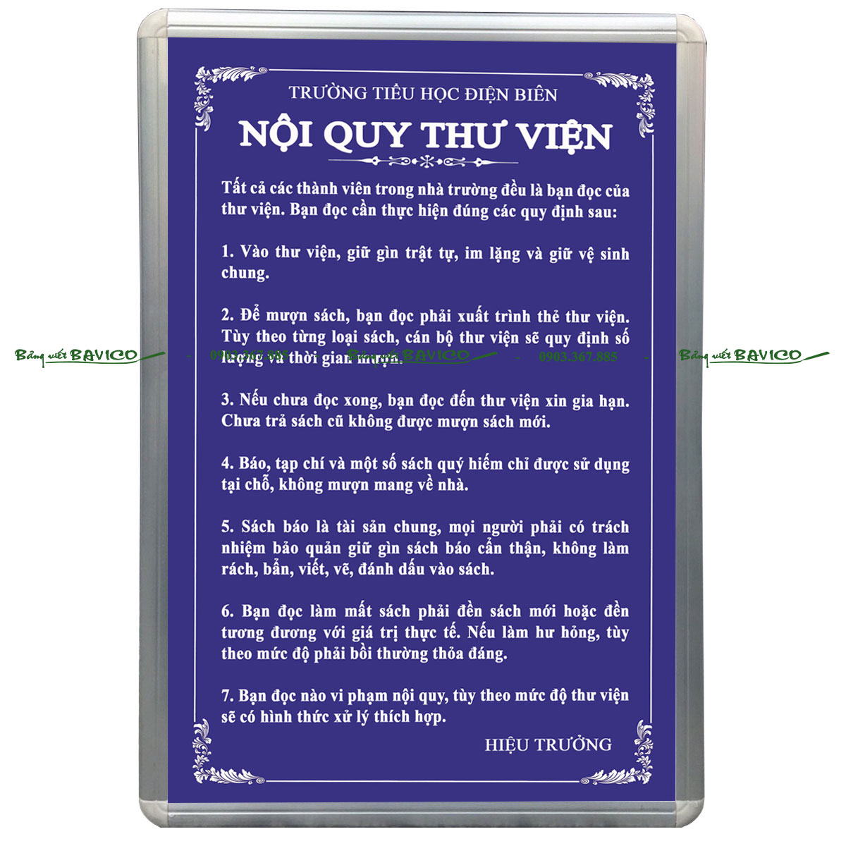 Nội quy thư viện Gallery 1