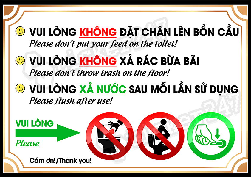 Nội quy nhà vệ sinh Gallery 2