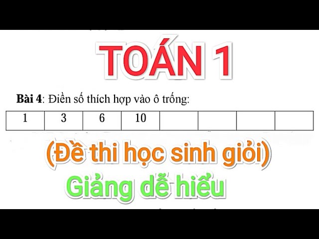 Quy Luật Điền Số Vào Ô Trống Lớp 1 Gallery 2