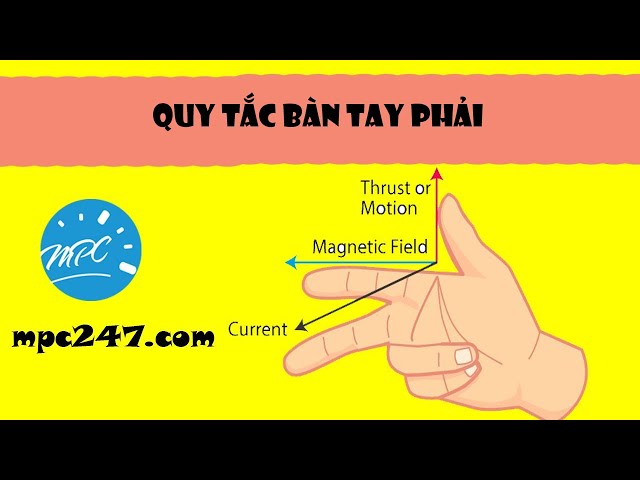 Quy tắc bàn tay phải xác định cảm ứng từ