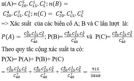 Quy tắc cộng xác suất là gì?