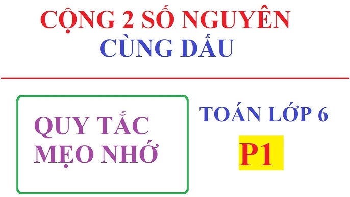 Quy tắc dấu âm dương trong toán học
