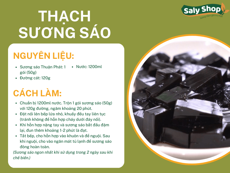 Sương Sáo Làm Từ Gì? Gallery 2
