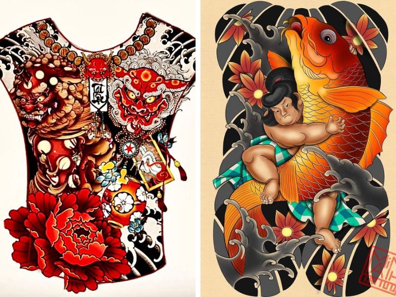 Xăm Nhật Cổ Full Người Gallery 2