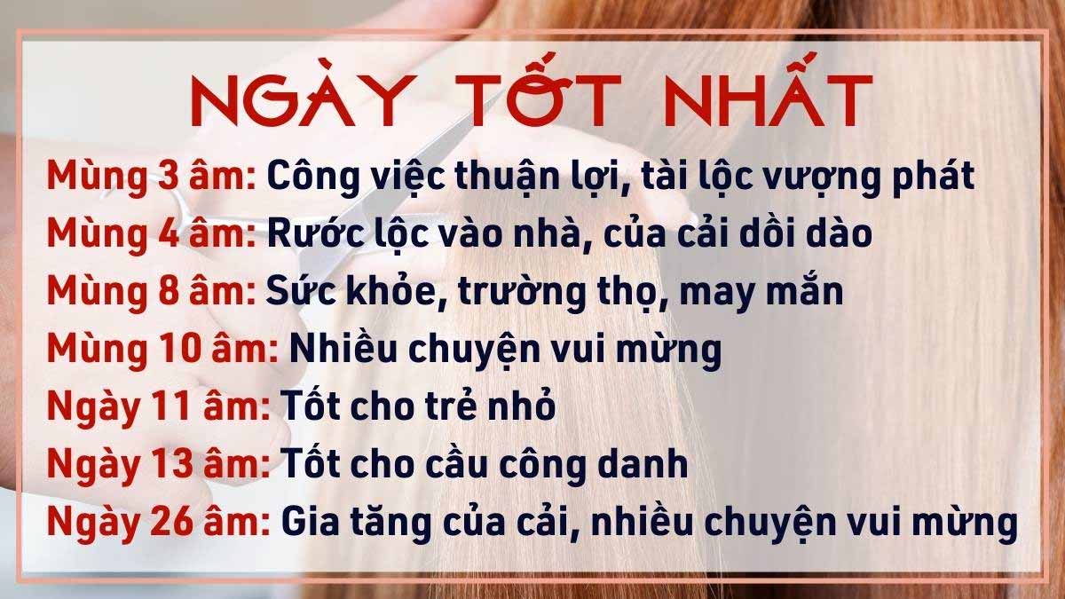 Rằm Có Được Cắt Tóc Không?