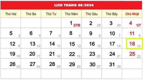 Rằm tháng 7 vào thứ mấy?