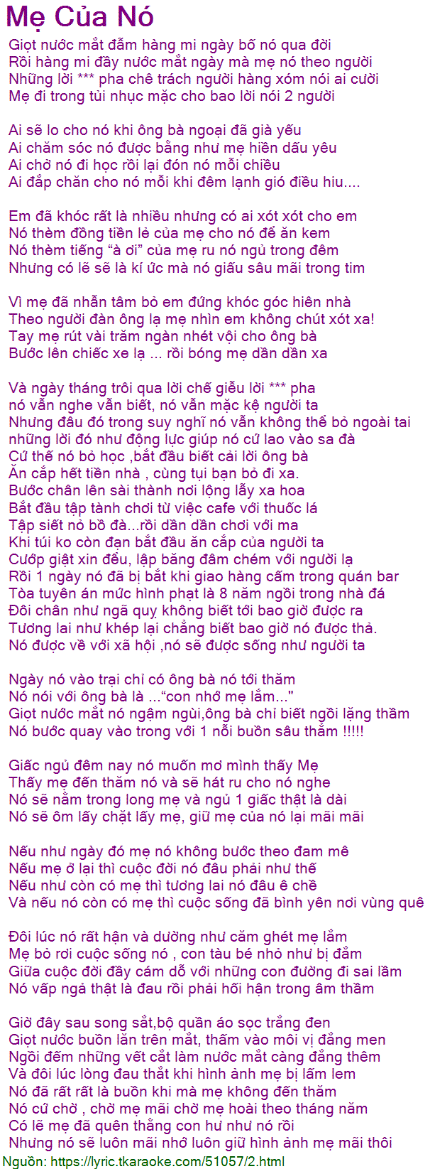 Rap Mẹ Của Nó Là Gì?