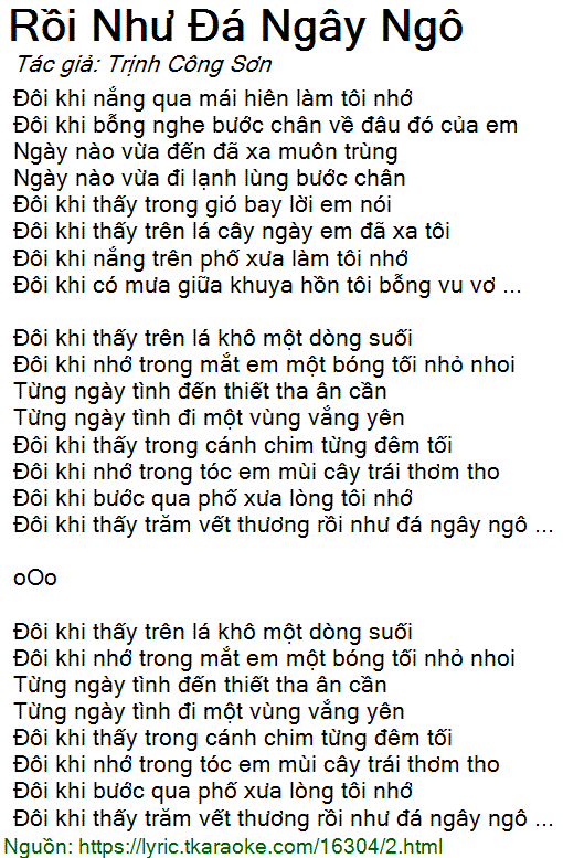 Rồi Như Đá Ngây Ngô
