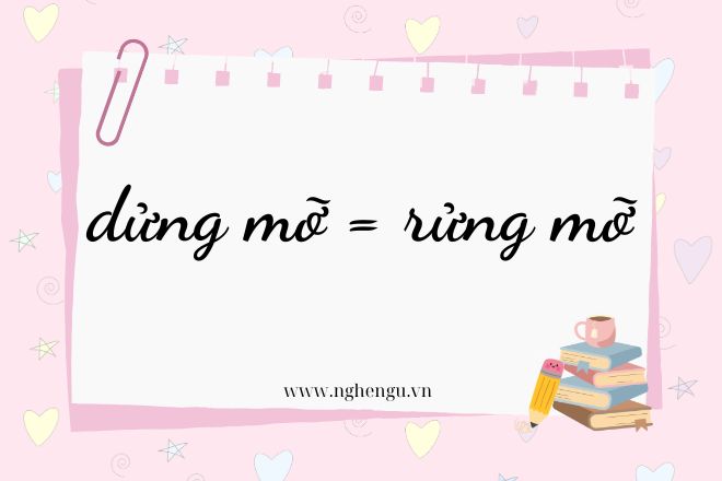 Rửng mỡ hay dửng mỡ?