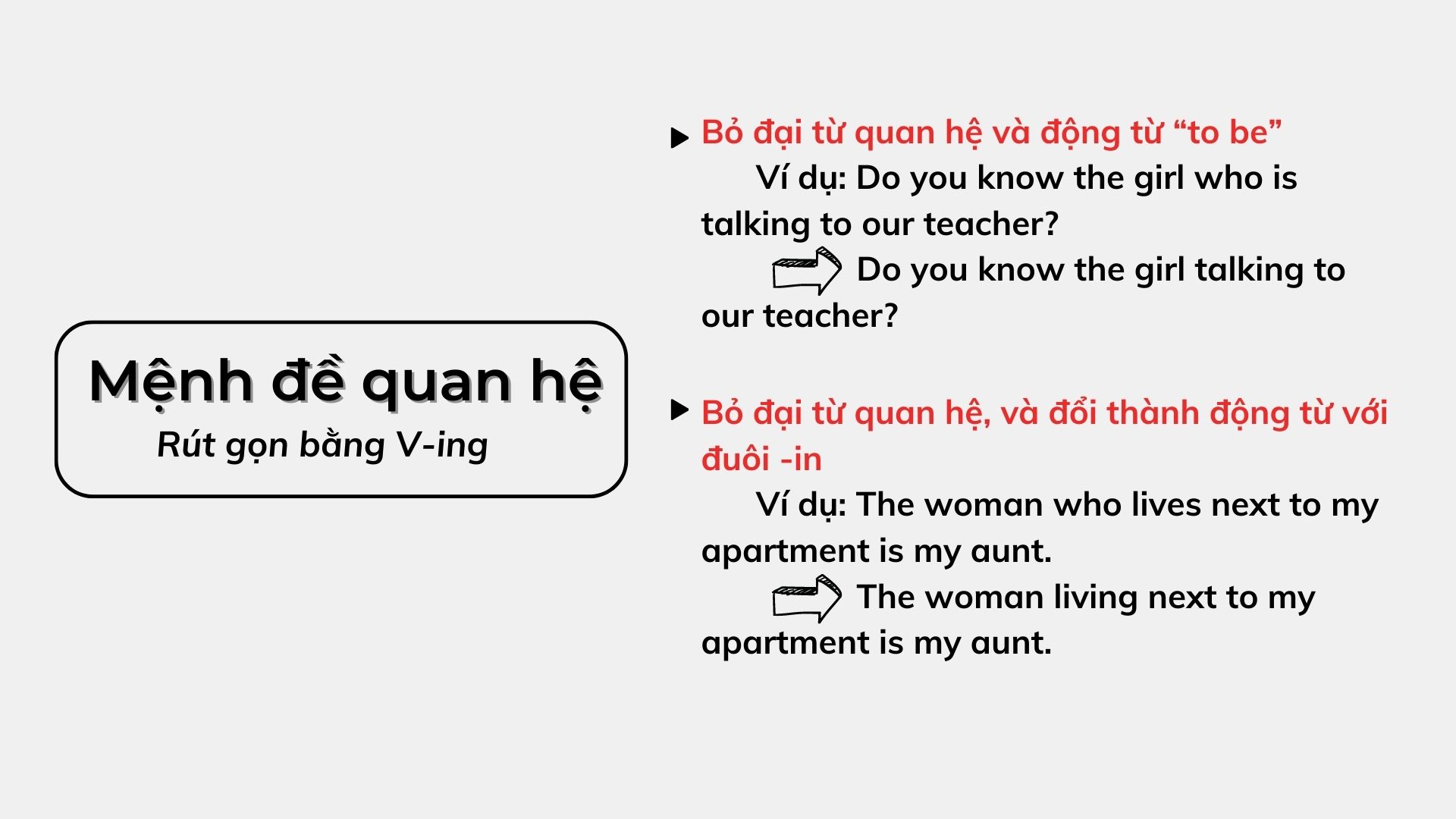 Rút gọn câu bị động Gallery 2