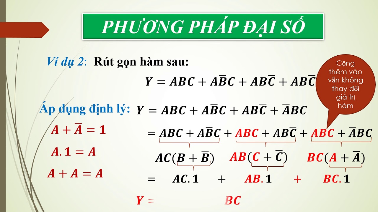 Rút gọn hàm logic