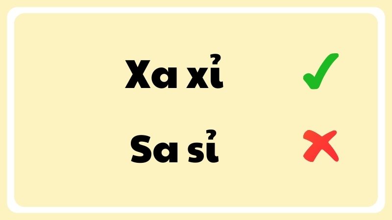 Sa sỉ hay xa xỉ?