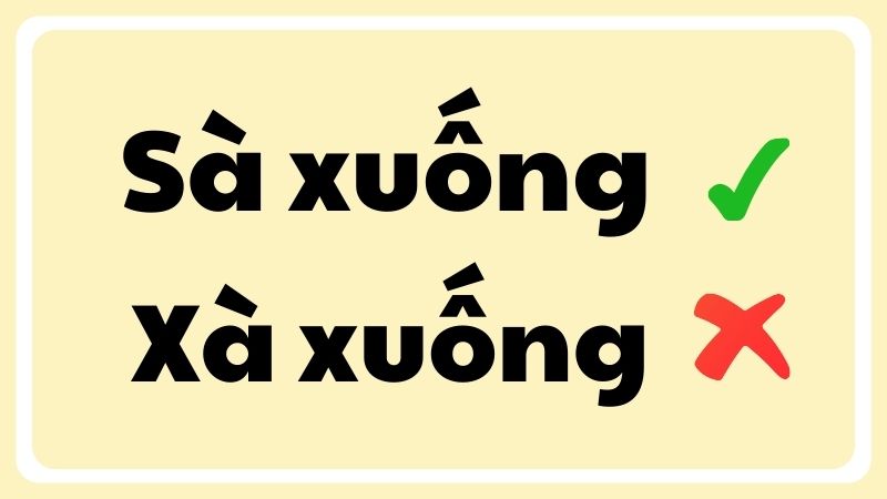 Sà Xuống Có Nghĩa Là Gì?
