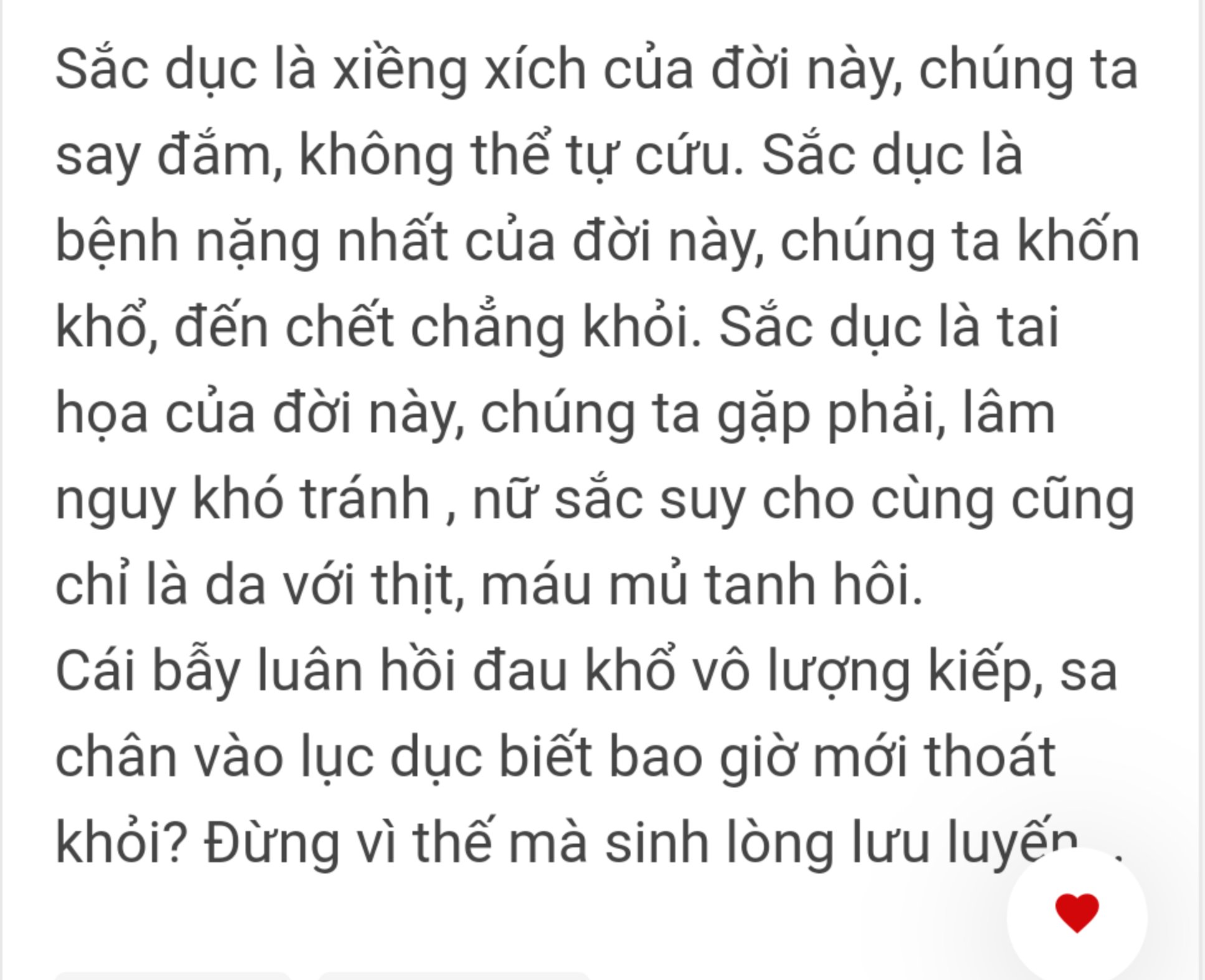 Sắc dục là xiềng xích