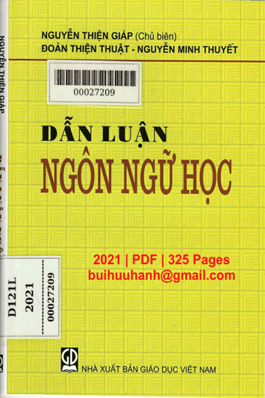Sách Dẫn Luận Ngôn Ngữ Học PDF