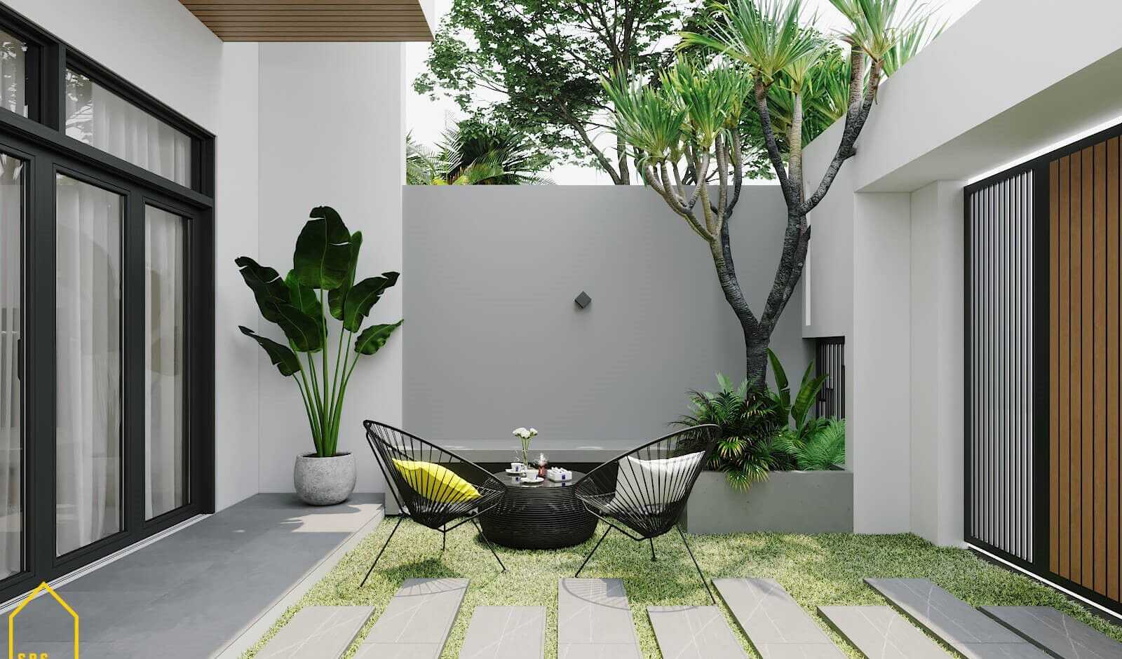 Thiết kế sân trước nhà đẹp và ấn tượng