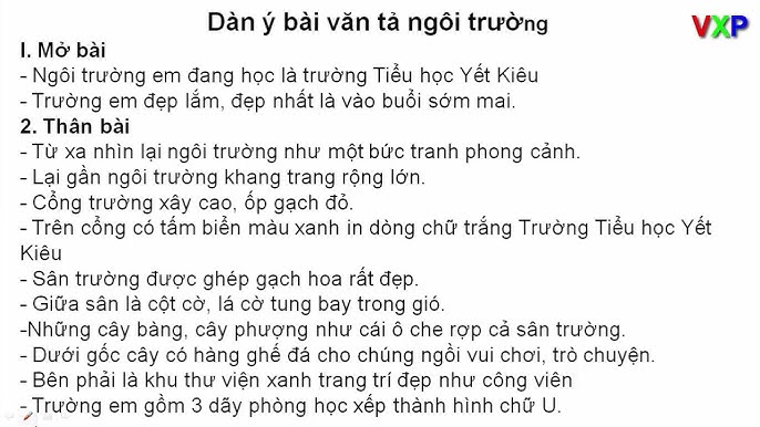 Tả cảnh ngôi trường lớp 5 Gallery 2