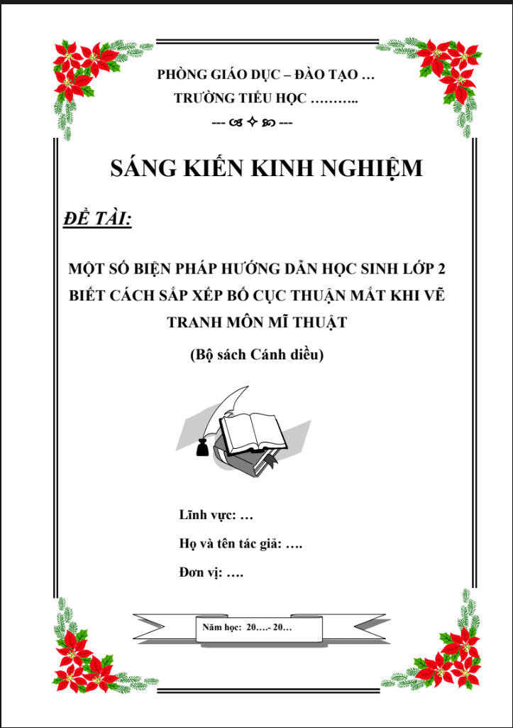 Sáng Kiến Kinh Nghiệm Lớp 2 Sách Cánh Diều: Chia Sẻ Kinh Nghiệm Hay Nhất