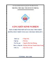 Sáng kiến kinh nghiệm rèn luyện kỹ năng đọc cho học sinh lớp 1 Gallery 2