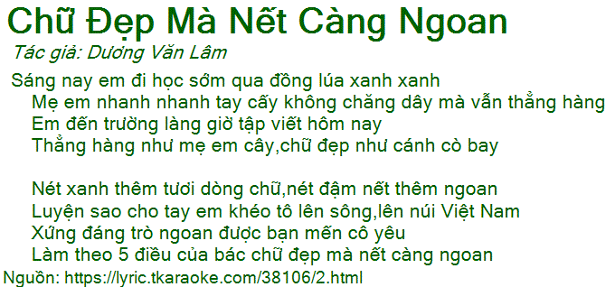 Sáng Nay Em Đi Học Sớm