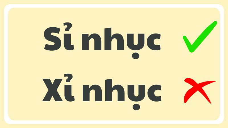 Sỉ nhục hay xỉ nhục? Sự khác biệt và hậu quả