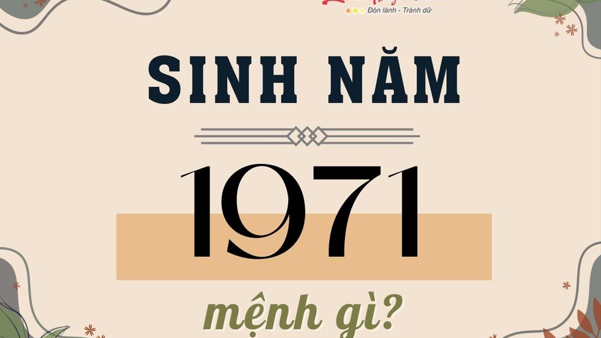 Sinh 1971 Bao Nhiêu Tuổi? Gallery 2