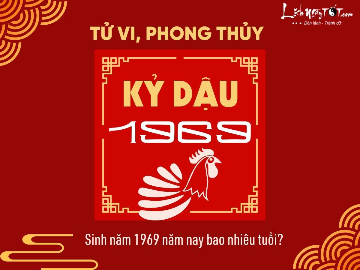 Sinh năm 1969 năm nay bao nhiêu tuổi?
