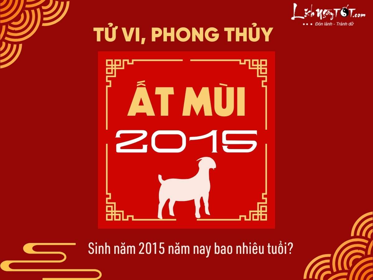 Sinh năm 2015 bao nhiêu tuổi?
