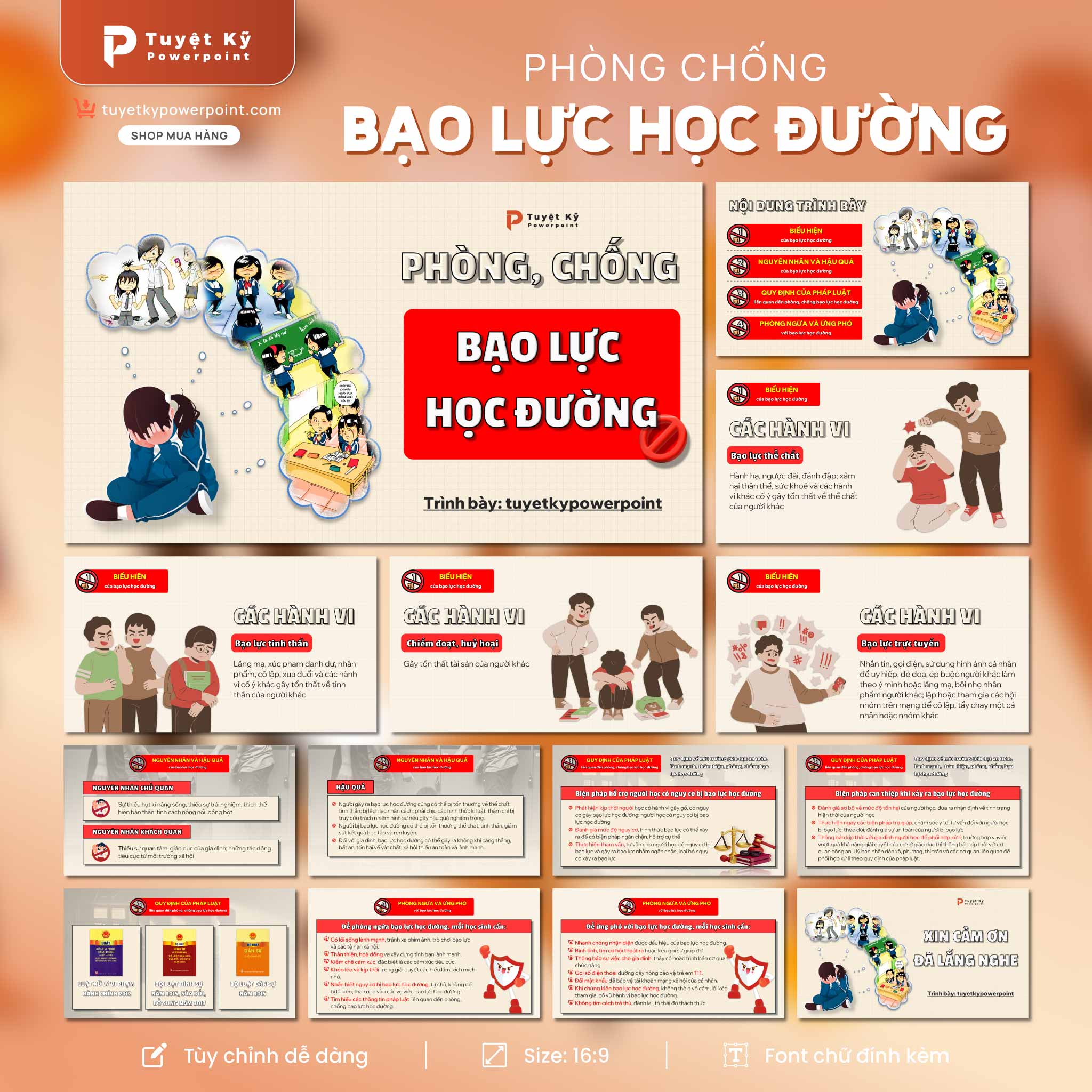Slide Bạo lực Học đường
