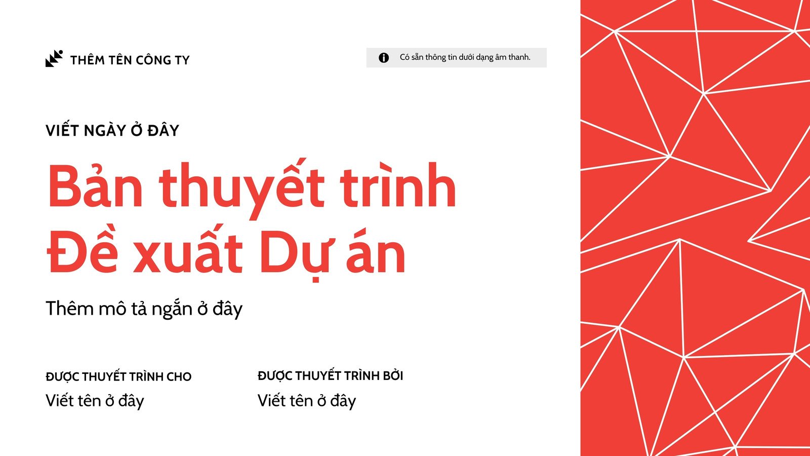 Slide Thuyết Trình Mẫu: Hướng Dẫn Tạo và Sử Dụng