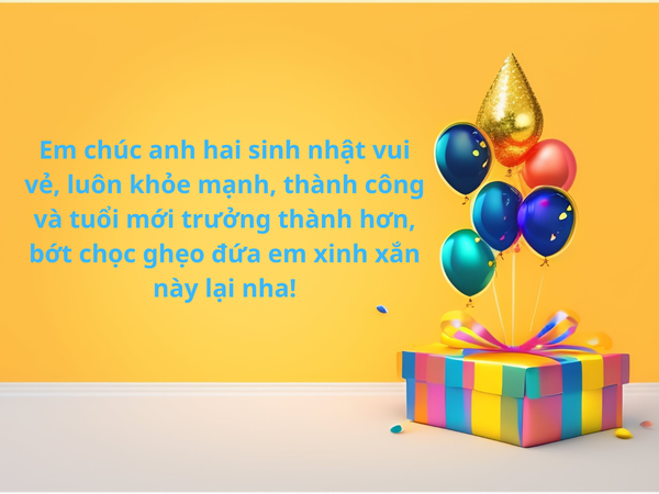 Những Slogan Sinh Nhật Hay và Ý Nghĩa Nhất Gallery 2