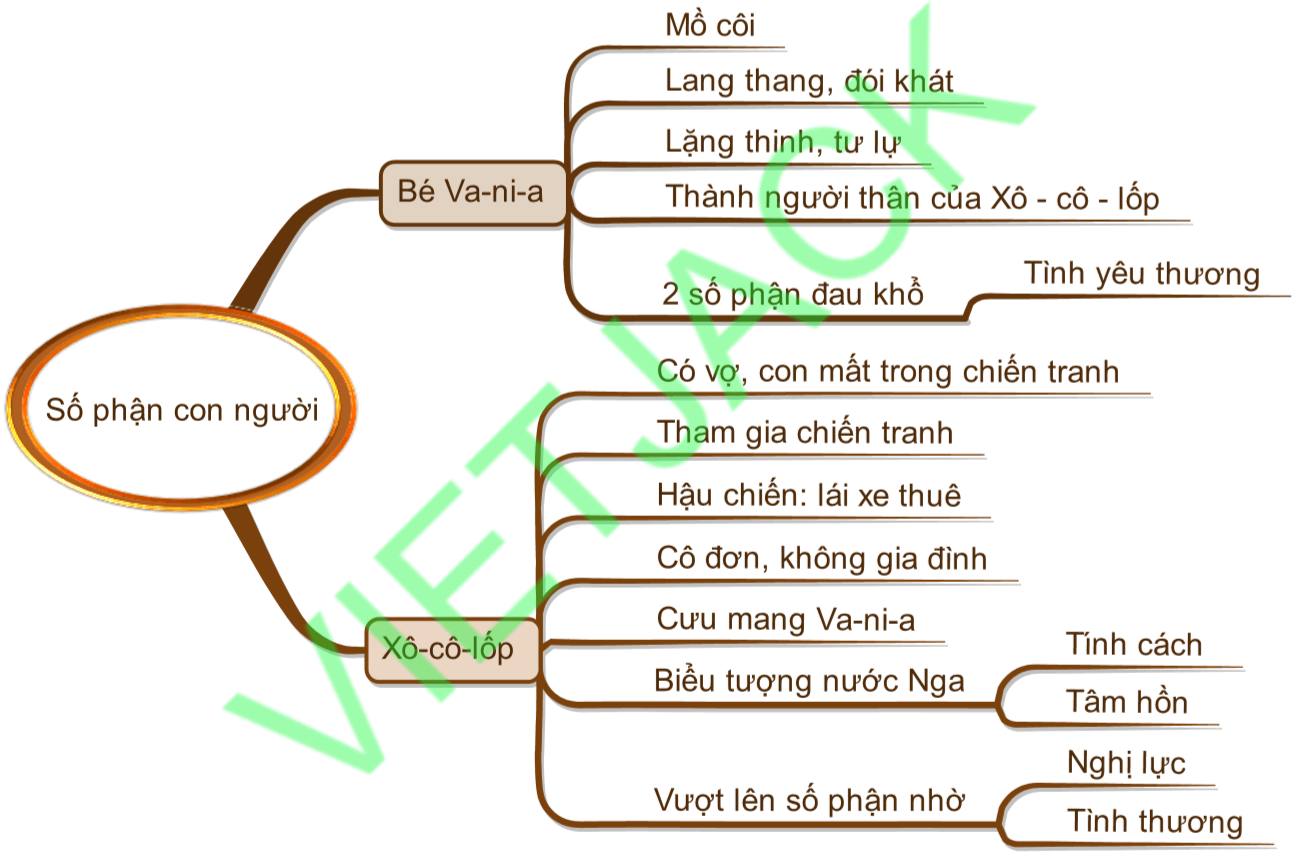 Sơ Đồ Tư Duy Số Phận Con Người