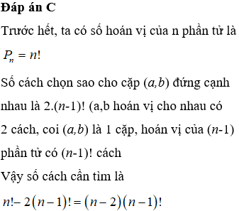 Số Hoán Vị Của N Phần Tử Là Bao Nhiêu?