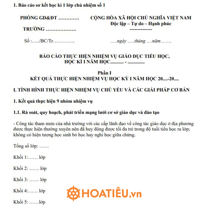 Sơ Kết Lớp Là Gì?