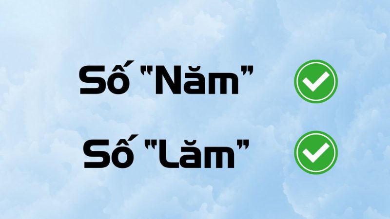 Số Lăm Hay Số Năm?