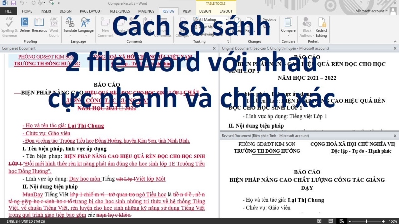 So sánh hai văn bản Word: Cách hiệu quả nhất Gallery 1