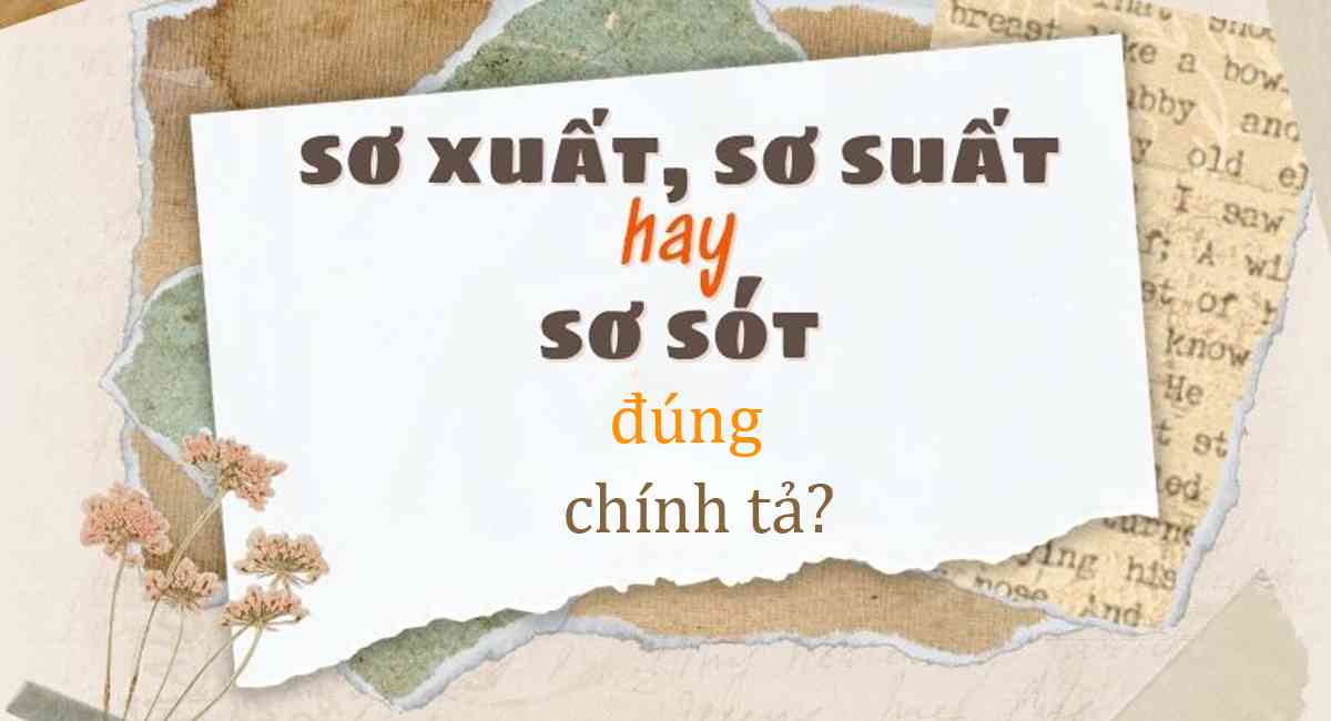 Sơ Sót Là Gì?