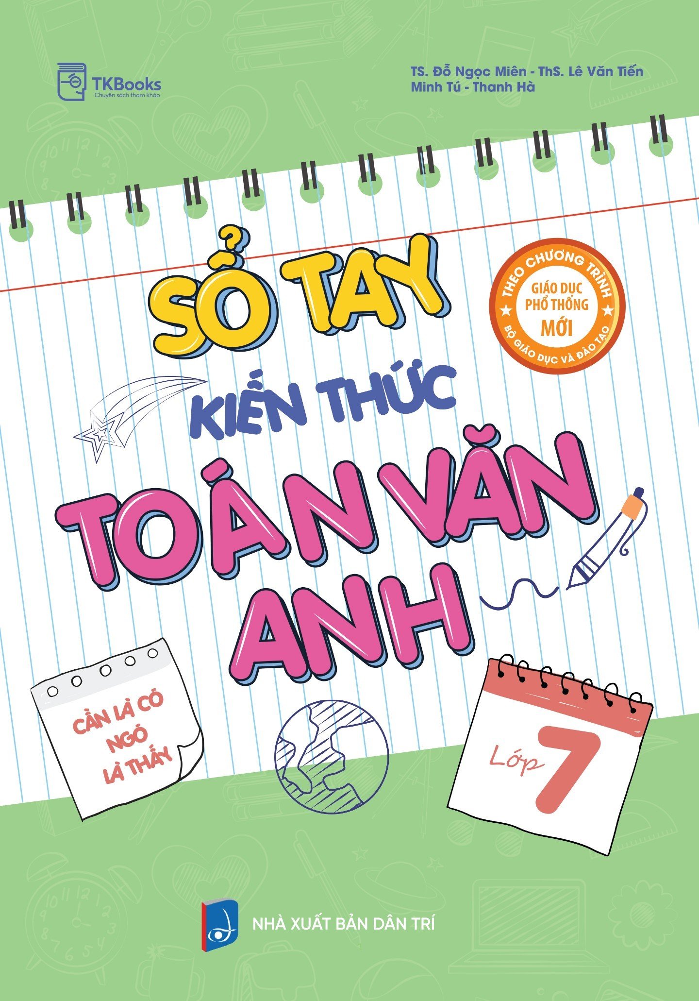 Sổ Tay Toán Văn Anh Lớp 7 PDF