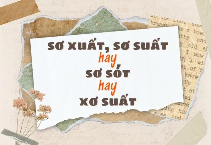 Sơ xuất hay xơ xuất? Gallery 1