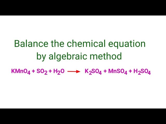 Phản ứng SO2 + KMnO4 + H2O