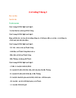 Soạn Bài Ai ơi mồng 9 tháng 4 Ngắn Nhất