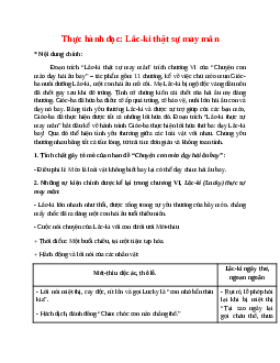 Soạn bài Lắc-ki thực sự may mắn lớp 6