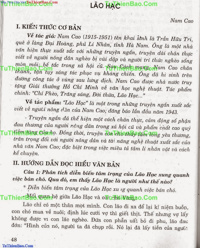 Soạn Bài Lão Hạc