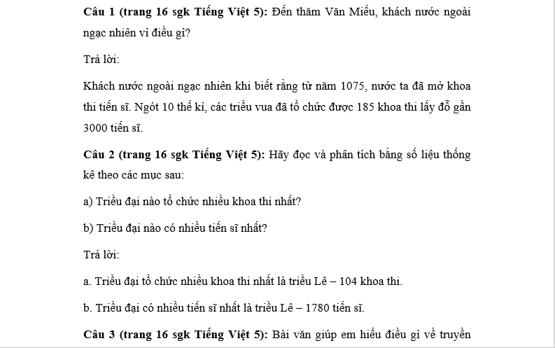 Soạn Bài Nghìn Năm Văn Hiến